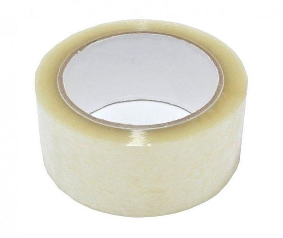 Скотч 55 мкм 45мм*40 метрів прозорий пакувальний | Зображення 1