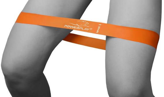 Резинка для фітнесу PowerPlay 4140 Level 1 Stretch Band (1-5 кг) Помаранчева (PP_4140_Orange) | Зображення 6