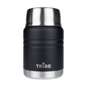 Термос харчовий Tribe Food Jar 0,45 л чорний, термос трайб для їжі, термос для супу