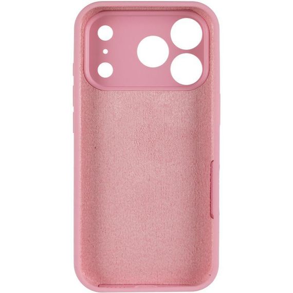 Чохол Silicone Case Full Camera Protective (AA) для Apple iPhone 17 Pro Max (6.9") Рожевий / Light pink | Зображення 2