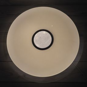 Сучасний круглий світильник стельовий LED для кімнати кухні ванної 25714 Білий 5х56х56 см.