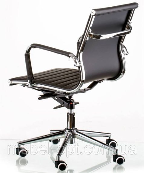 Офісне крісло Solano 5 artleather black Tilt, репліка дизайнерського крісла Eames Style | Зображення 1