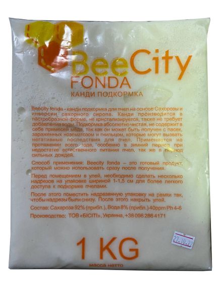Канді “BeeCity Fonda” Туреччина 1 кг (корм для бджіл)