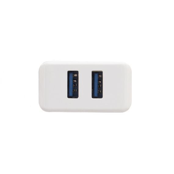 Мережевий зарядний пристрій INKAX CD-01 з кабелем USB - MicroUSB / 2 х USB / 2.1A / 10W | Зображення 3