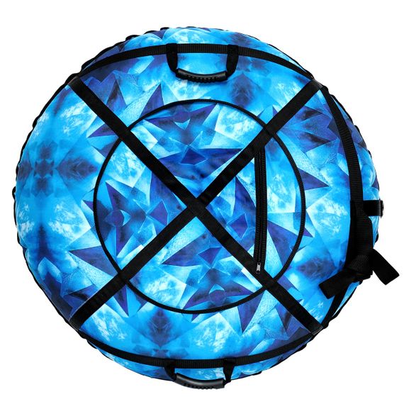 Тюбінг 100 см "блакитний кристал" (Оксфорд, ПВХ) Тюбінг для снігу | Зображення 5