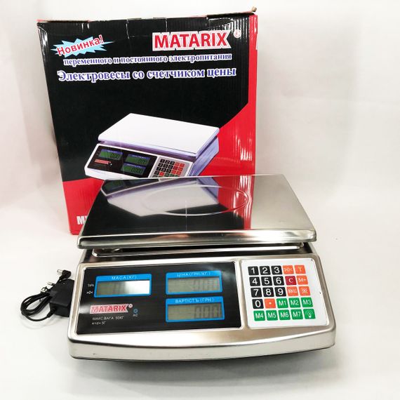 Електронні ваги Matarix MX-413 до 50 кг, Електронні ваги для зважування предметів | Зображення 1
