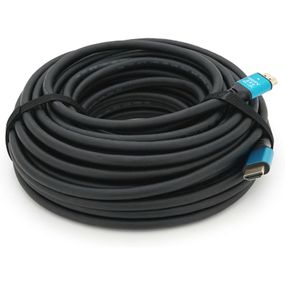 Кабель мультимедийный HDMI M to HDMI M 15.0m V2.0 4Kx2K black Merlion (YT-HDMI(M)/(M)4KV2.0-15m/19121)