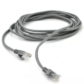 Патч-корд литий RITAR, CCA, UTP, RJ45, Cat.5e, 1.5m, сірий Q1000