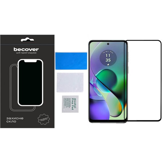 Скло захисне BeCover Motorola Moto G54 / G54 Power Black (710107) | Зображення 1
