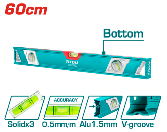 Рівень TOTAL TMT26086 L=600 мм