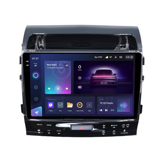 Штатна магнітола серії Teyes 2K 360 CC3 6*128Gb під Toyota Land Cruiser 11 200 2007-2015 (K) 10 дюймів