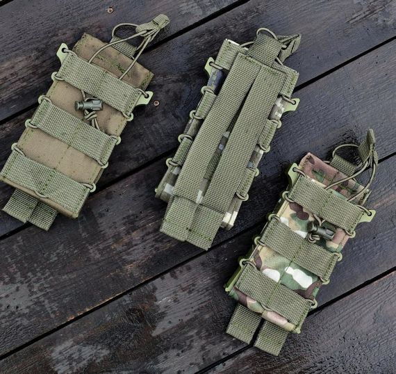 Підсумок каркасний для одного магазину АК, М16  мультикам | Зображення 1