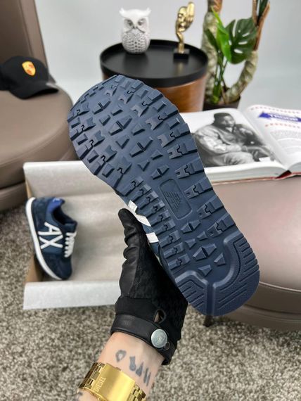 Чоловічі кросівки Exchange AX Dark Navy замша , текстиль , В'єтнам 43 27,5 | Зображення 4