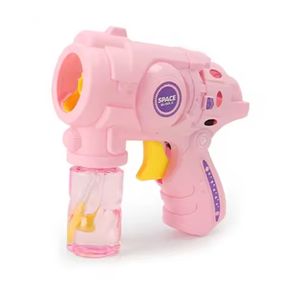 Пістолет з мильними бульбашками Space Bubble Gun (2 pack bottle - 50+50ml) Pink