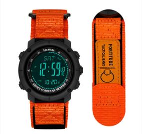 Чоловічий годинник Awarder 036 Nylon Black-Orange 1202-0098