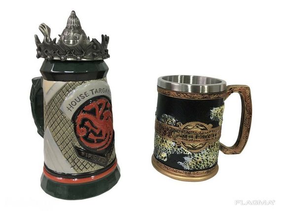 Подарочный набор Кружка Game Of Thrones House Targaryen Fire And Blood Игра Престолов и... | Зображення 2