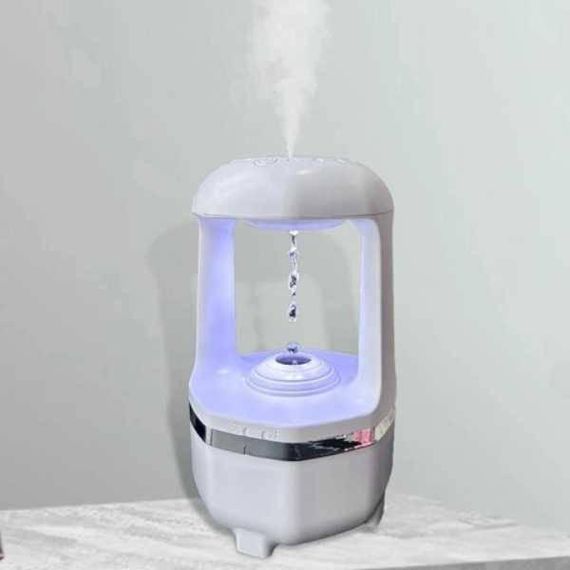 Увлажнитель воздуха с 3D эффектом воды Drop Humdifier Белый