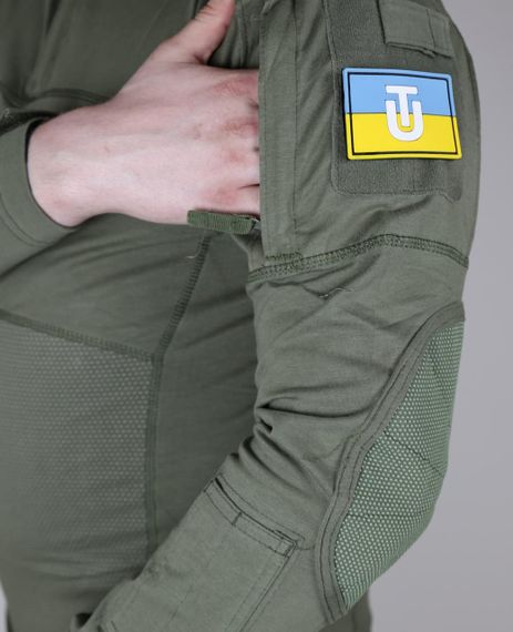 УБАКС трикотаж ULTIMATUM PRO довгий рукав Олива, Бойова сорочка для військових,Тактичний армійський убакс ЗСУ | Зображення 4