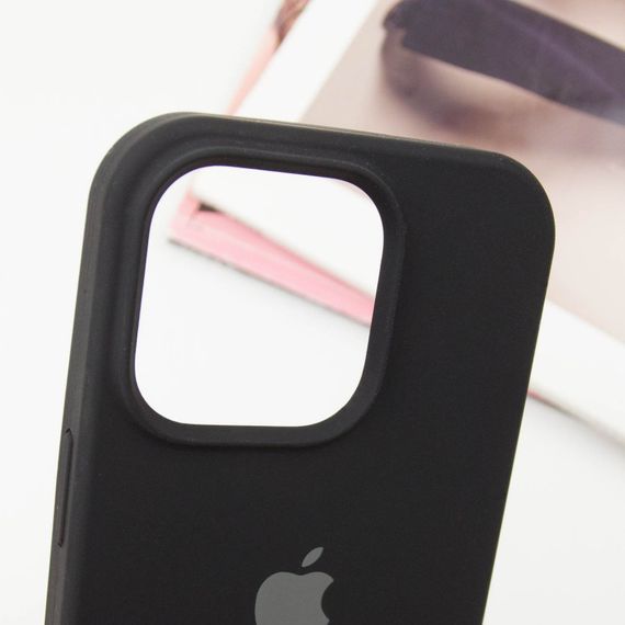 Чохол Silicone Case Full Protective (AA) для Apple iPhone 16 Pro Max (6.9") Чорний / Black | Зображення 3
