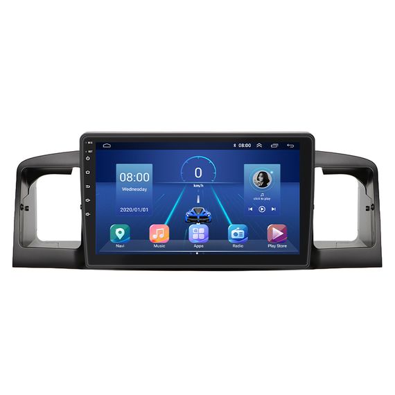 Штатна магнітола Lesko для BYD F3 I 2005-2013 екран 9" 6/128Gb 4G Wi-Fi GPS Top