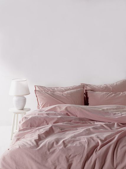 Комплект постільної білизни SoundSleep Stonewash Adriatic Pastel Pink євро рожевий (92370838) | Зображення 1