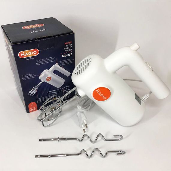 Міксер ручний MAGIO MG-232, Потужний міксер, Міксер блендер ручний, Побутові міксери, Хороший міксер | Зображення 8