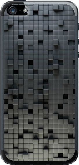 Чехол на iPhone SE Кубики "1061u-214-17620"