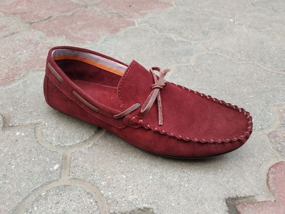 Бордовые мокасины 41 размер. Выбирайте удобную обувь! | Зображення 4