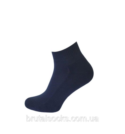 Короткі чоловічі шкарпетки з махровою стопою Twinsocks р.41-42 (27), 43-44 (29) сірі, сині 27 / L / 41-43, Синій