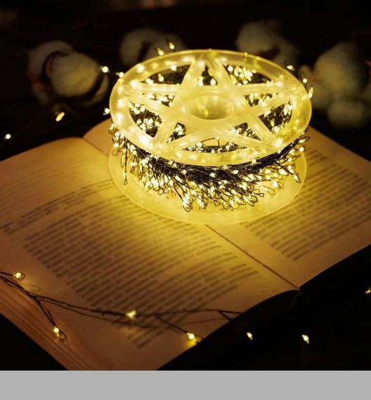 Гірлянда ROSA Мішура 30 метрів 400LED на пульті Тепло Білий (47723-712_518) | Зображення 4