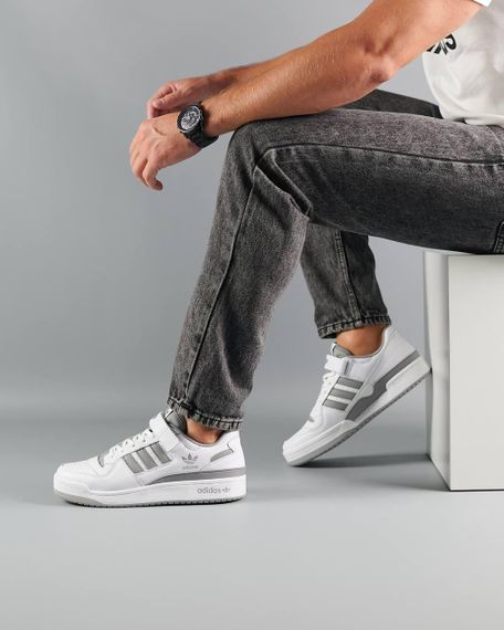 Чоловічі кросівки A-s Forum 84 Low White Grey , В'єтнам 44 28 | Зображення 3