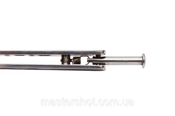 Ніж метелик тренувальний балисонг на заклепках безпечний дитячий ніж Акула АК-802 MS | Зображення 4