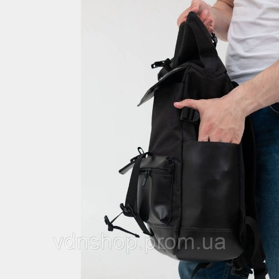 Рюкзак міцний чоловічий, Рюкзак міський roll-top, Практичний рюкзак рол топ TO-76 | Зображення 1