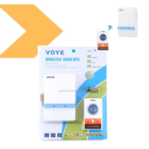 Дзвінок на батарейках Водонепроникний MZ VOYE MZ-VOYE (46382-7949_173) | Зображення 1