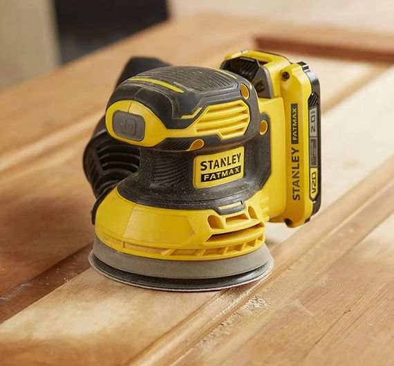 Шліфмашина ексцентрикова акумуляторна безщіткова Stanley FATMAX без АКБ та ЗП SFMCW220B | Зображення 6