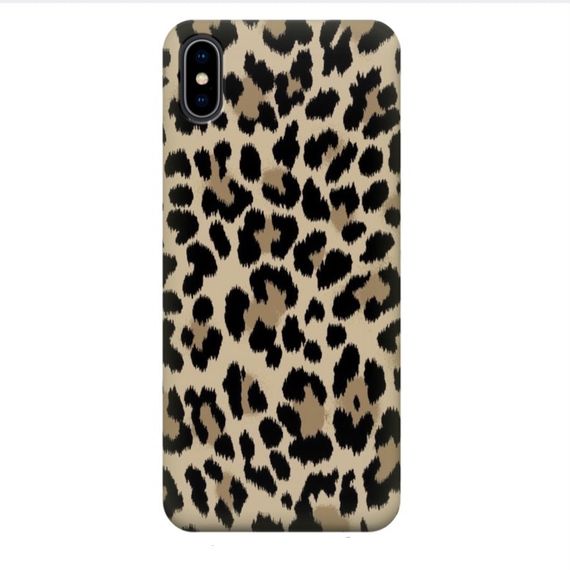 Чохол для iPhone X, XS / Чохол на замовлення Принт: Леопардовий