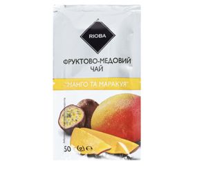 Чай-сашет Rioba концентрований Манго та маракуя 50 г 12 шт. упаковка