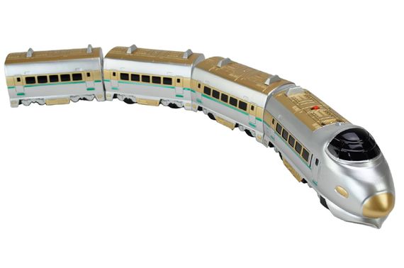 Потяг 757Р МЕТЕОР з трьома вагонами, на батарейках, ковпак р.74x9x11 см | Зображення 3