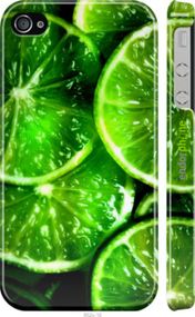 Чохол на iPhone 4s Зелені часточки лимона "852c-12-2448"