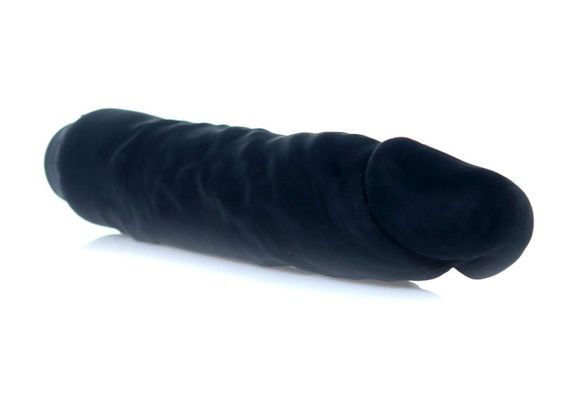 Вібратор - Real Skin Multispeed Black, 22,5 см Sex Aura | Зображення 4