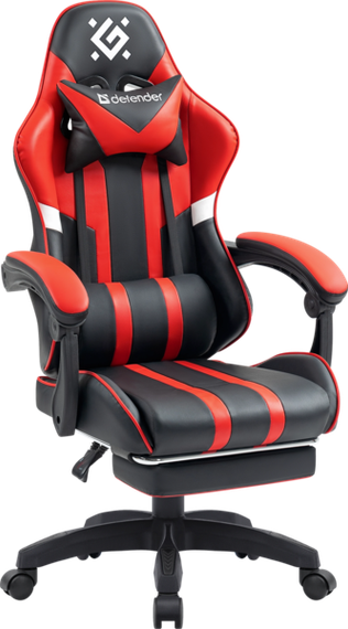 Крісло Defender Colran Red/Black (64025)