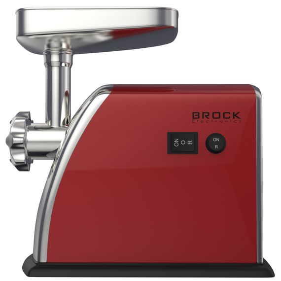 М'ясорубка BROCK  MG 1601 RD 1400Вт/2кг/хв/реверс/3 решітки/насадка для ковбас/кеббе/3 терки/червона | Зображення 9