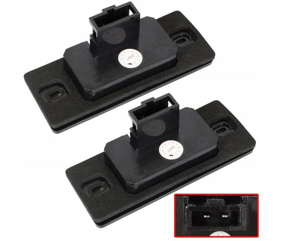 Porsche Cayenne I (02-10) светодиодные фонари подсветки номерного знака 2 шт комплект, порш кайен | Зображення 3