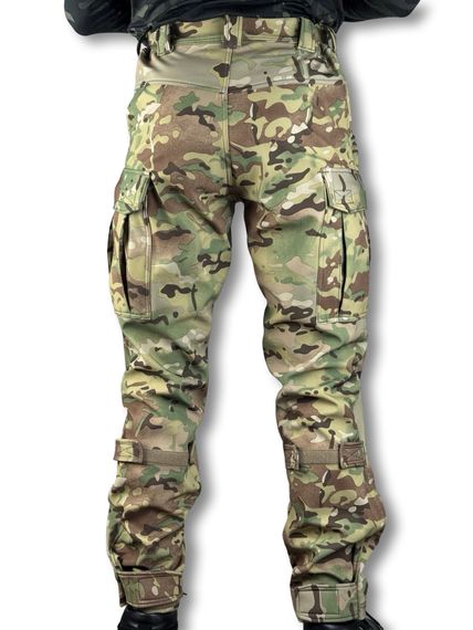 Тактичні штани Soft Shell з наколінниками "Піхота", Мультикам | Розмір: 58/5 | Зображення 3