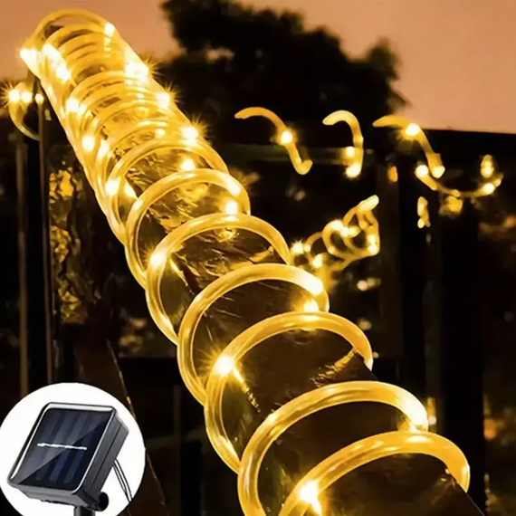 Світлодіодна гірлянда "Трубка" 10 м 100 LED, білий теплий | Зображення 4