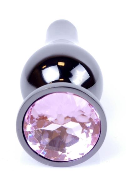 Анальная пробка Boss Series - Jewellery Dark Silver BUTT PLUG Rose, BS6400054 sexstyle | Зображення 1