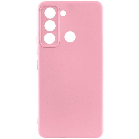 Чехол Silicone Cover Lakshmi Full Camera (AAA) для TECNO Spark 8C Розовый / Light pink