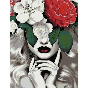 Картина по номерам Rosa Start Flower Queen 35х45 см (4823098526230) - Топ Продаж!