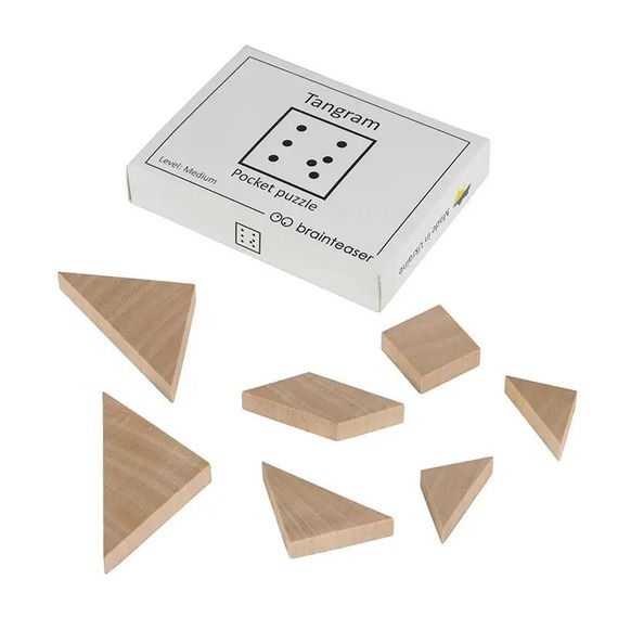 Набір дерев'яних головоломок "Wooden mini puzzle set" Заморочка 12en | Зображення 6