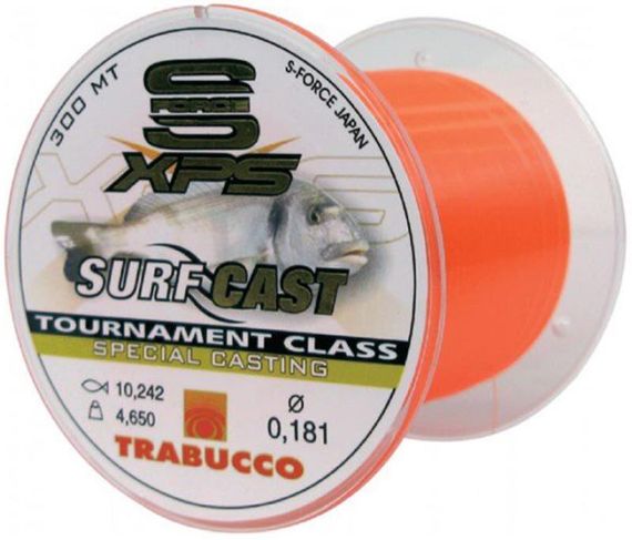 Леска Trabucco S-Force XPS Surf Cast 300m 0.255mm 8.46kg
